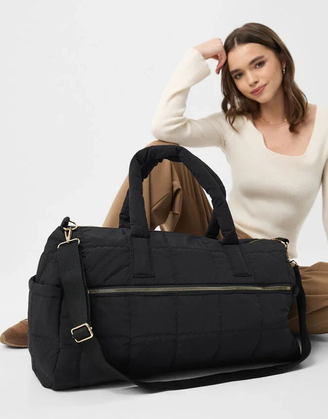 Quilted Weekender Bag