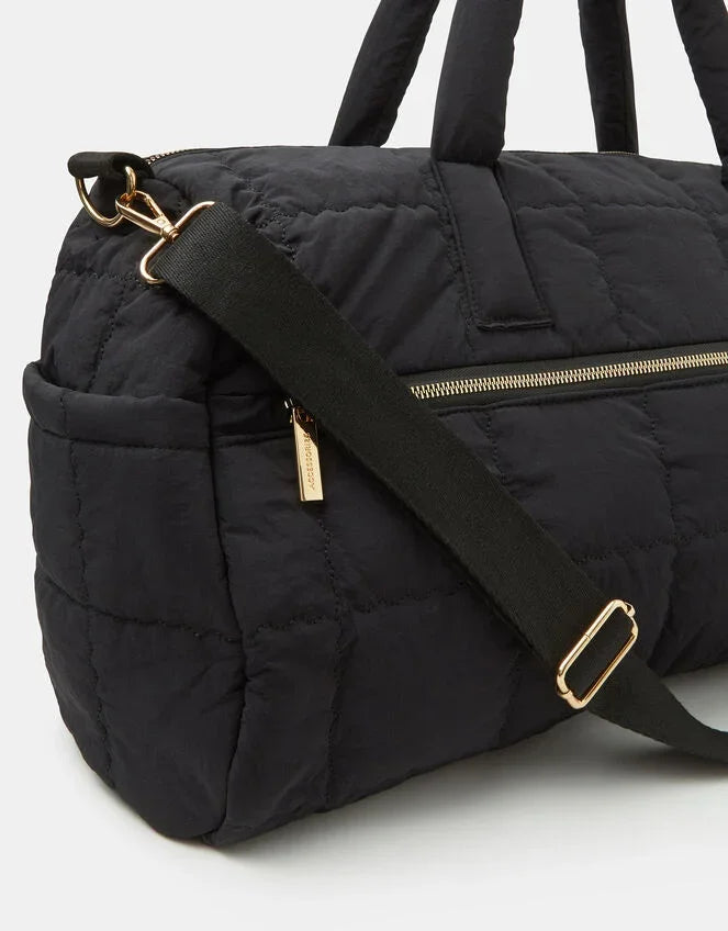 Quilted Weekender Bag