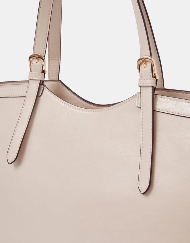 Large Buckle Tote Bag