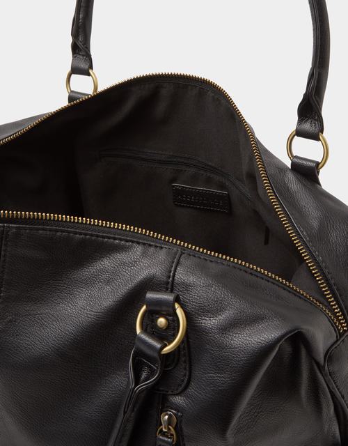 Double Zip Front Shoulder Bag