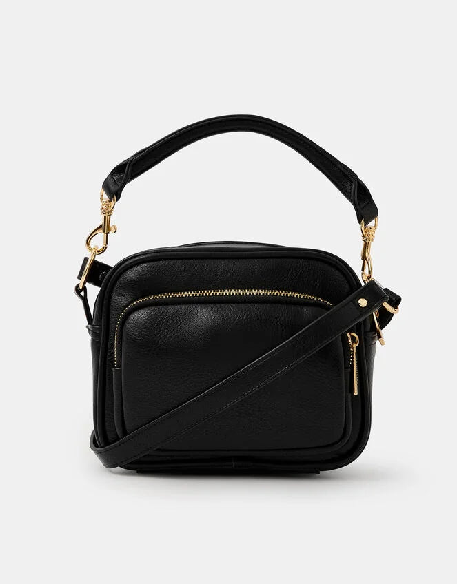 Boxy Crossbody Bag Black