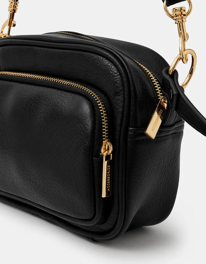 Boxy Crossbody Bag Black