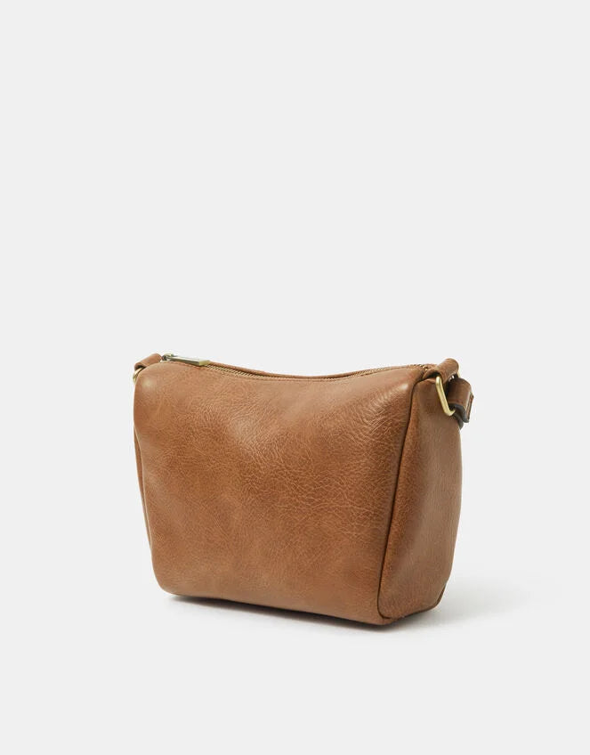 Zip Front Crossbody Bag