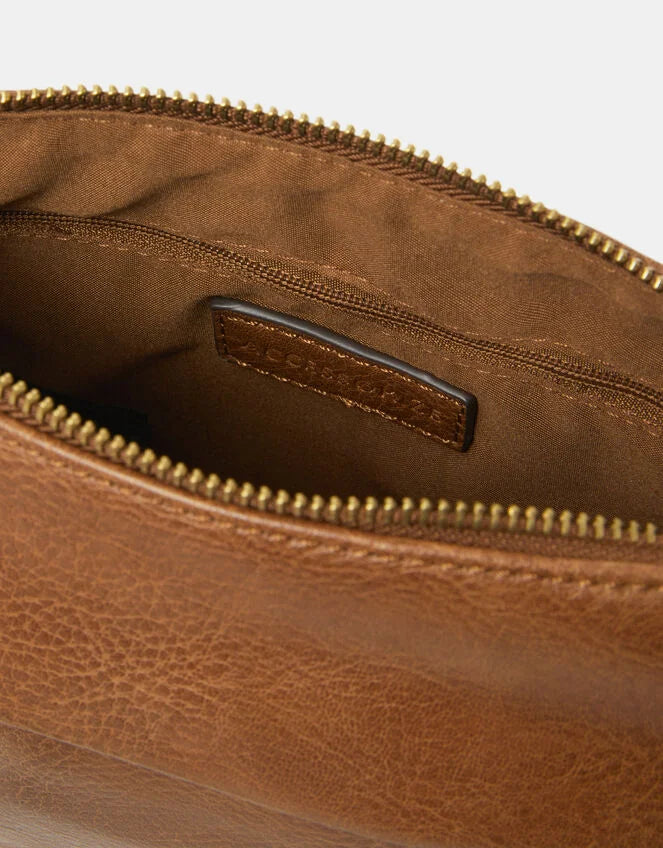 Zip Front Crossbody Bag