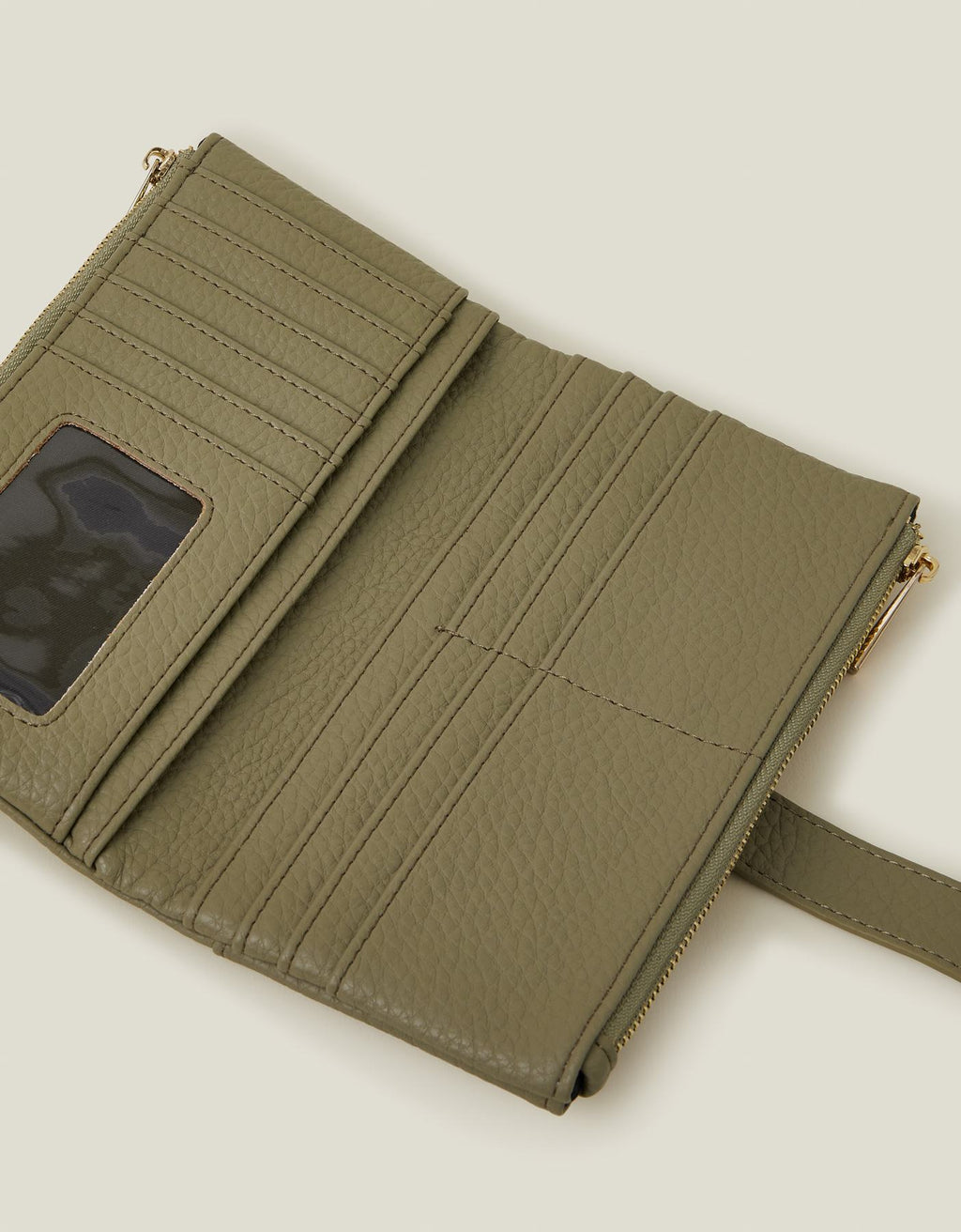 Push Lock Faux Leather Purse