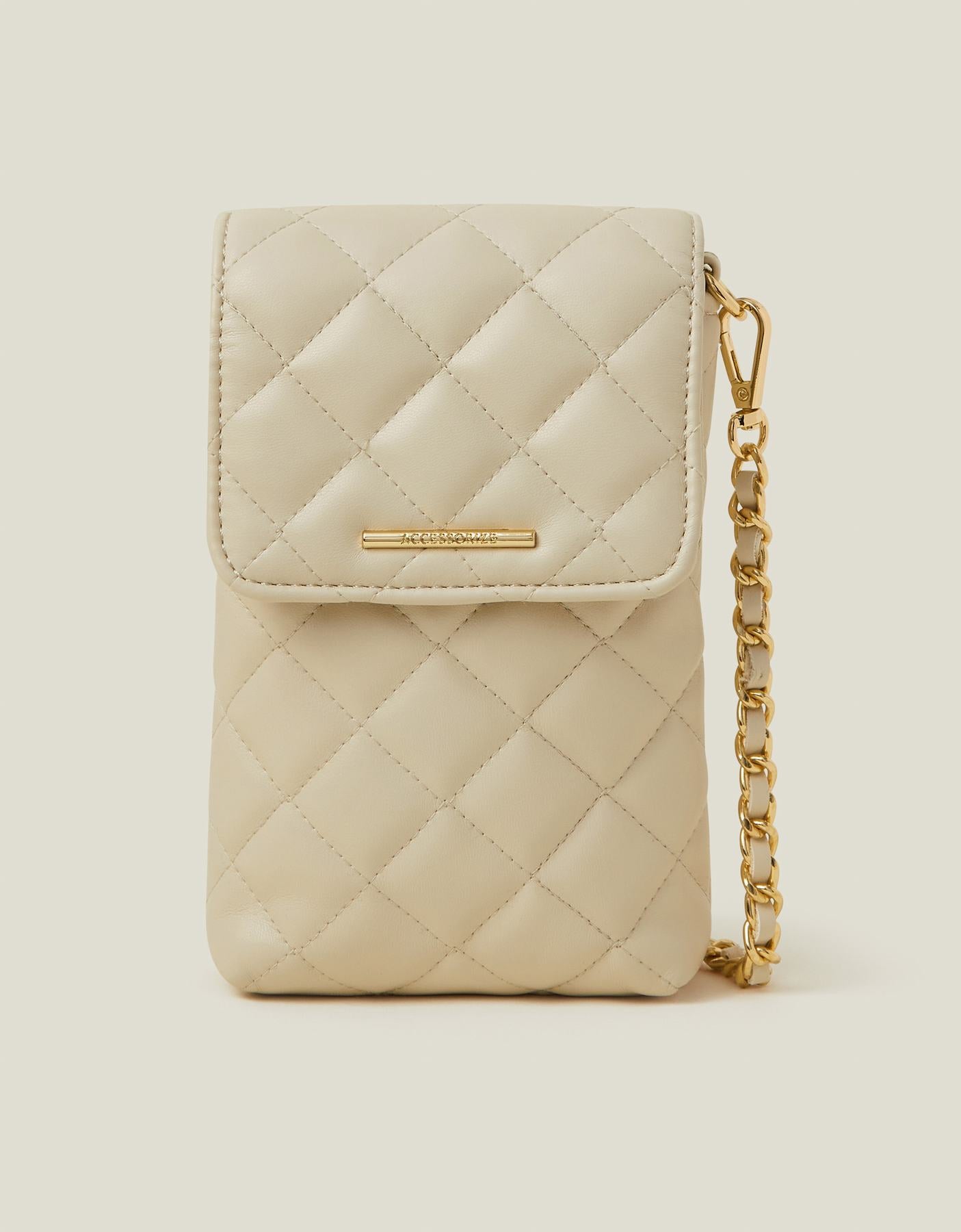 Quilted Cross-Body Phone Bag