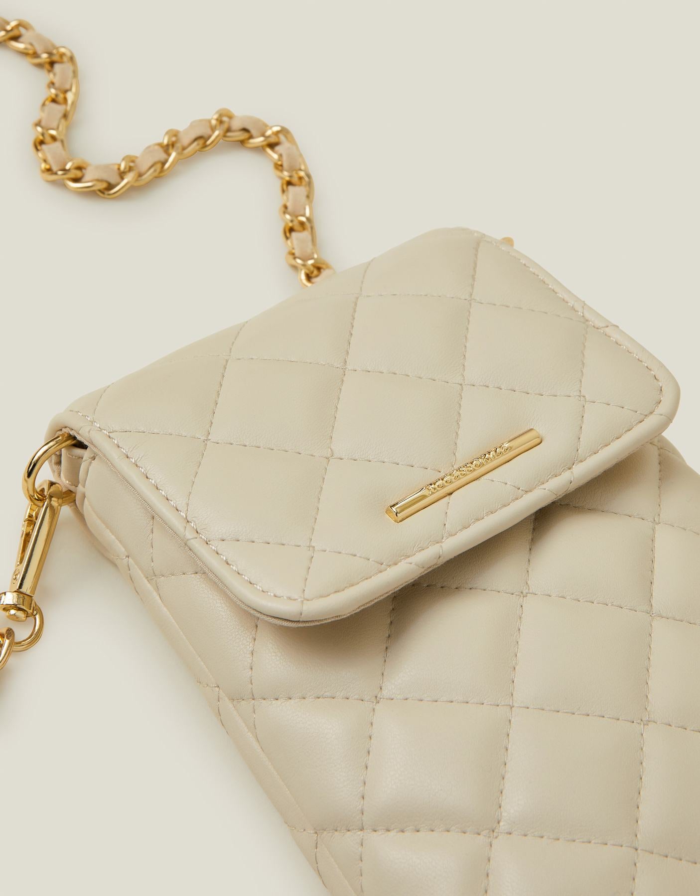 Quilted Cross-Body Phone Bag