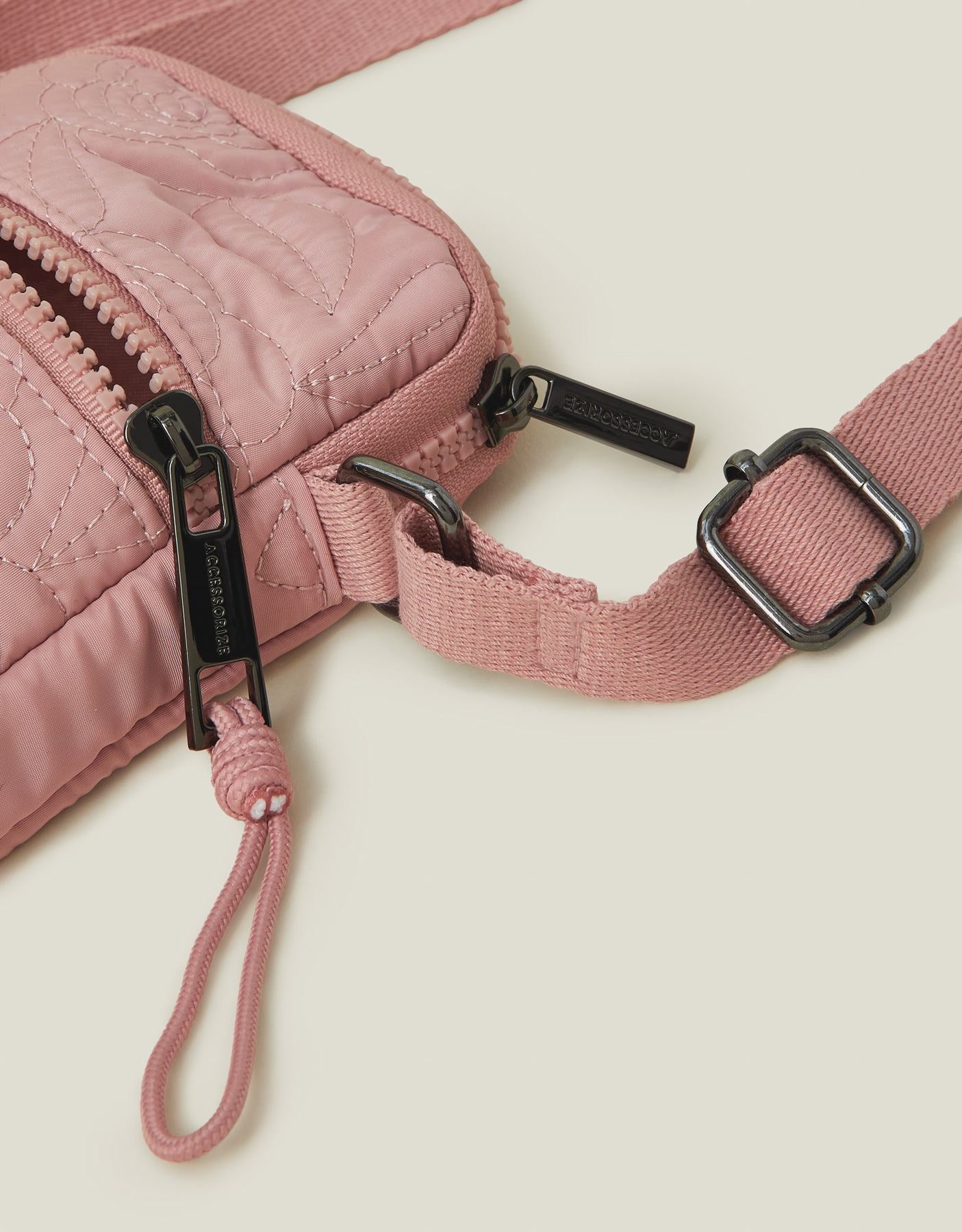 Quilted Nylon Phone Bag