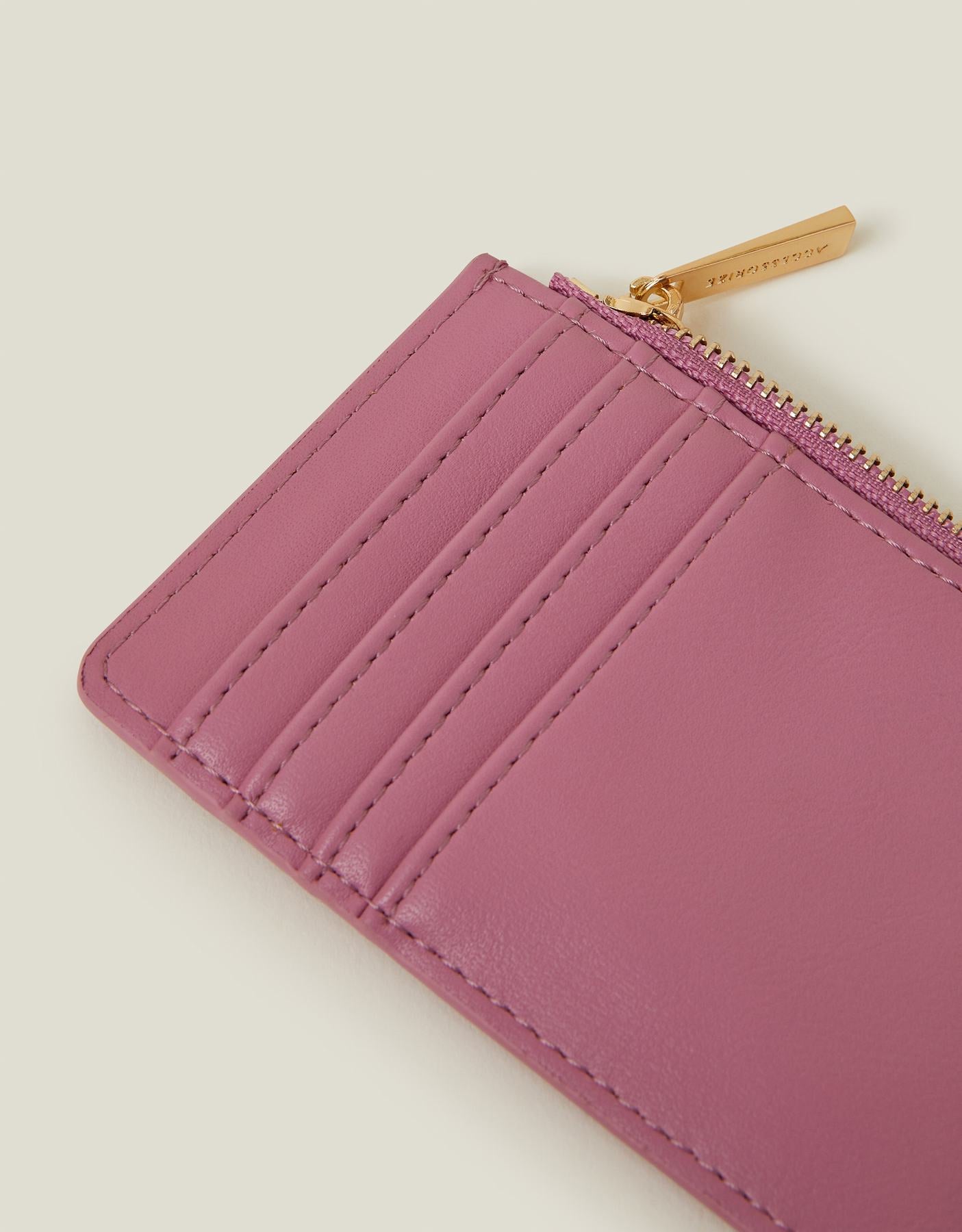 Embroidered Daisy Card Holder