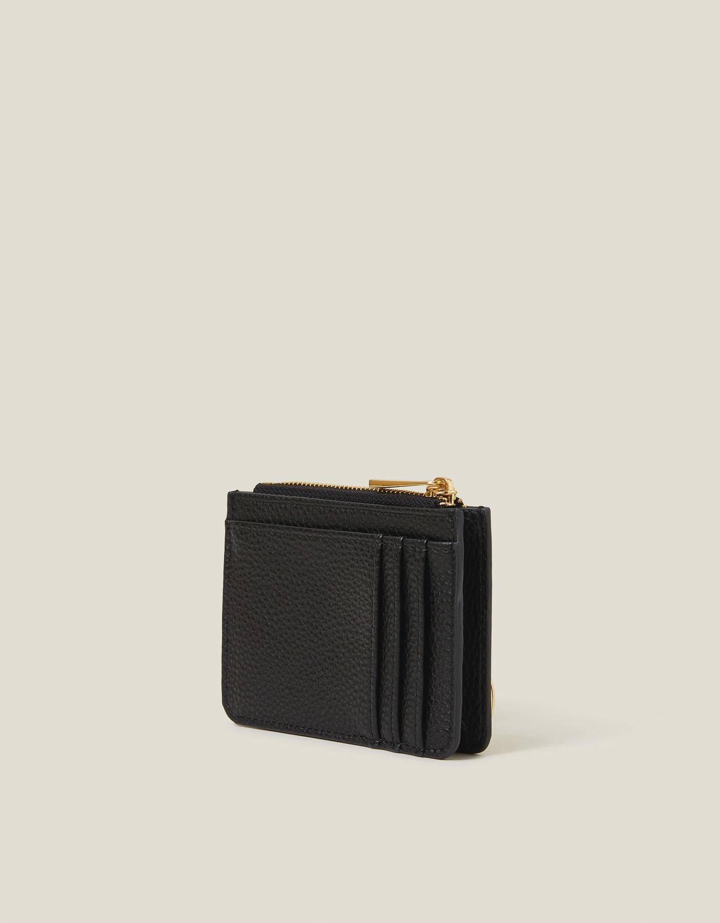 Faux Leather Key Chain Purse