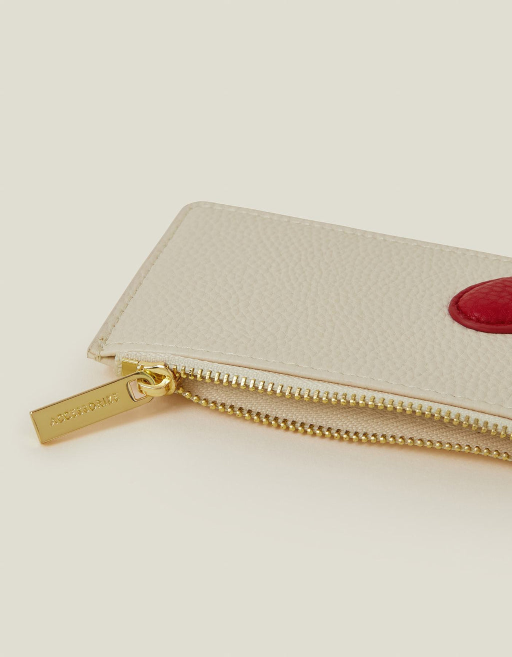 Faux Leather Key Chain Purse