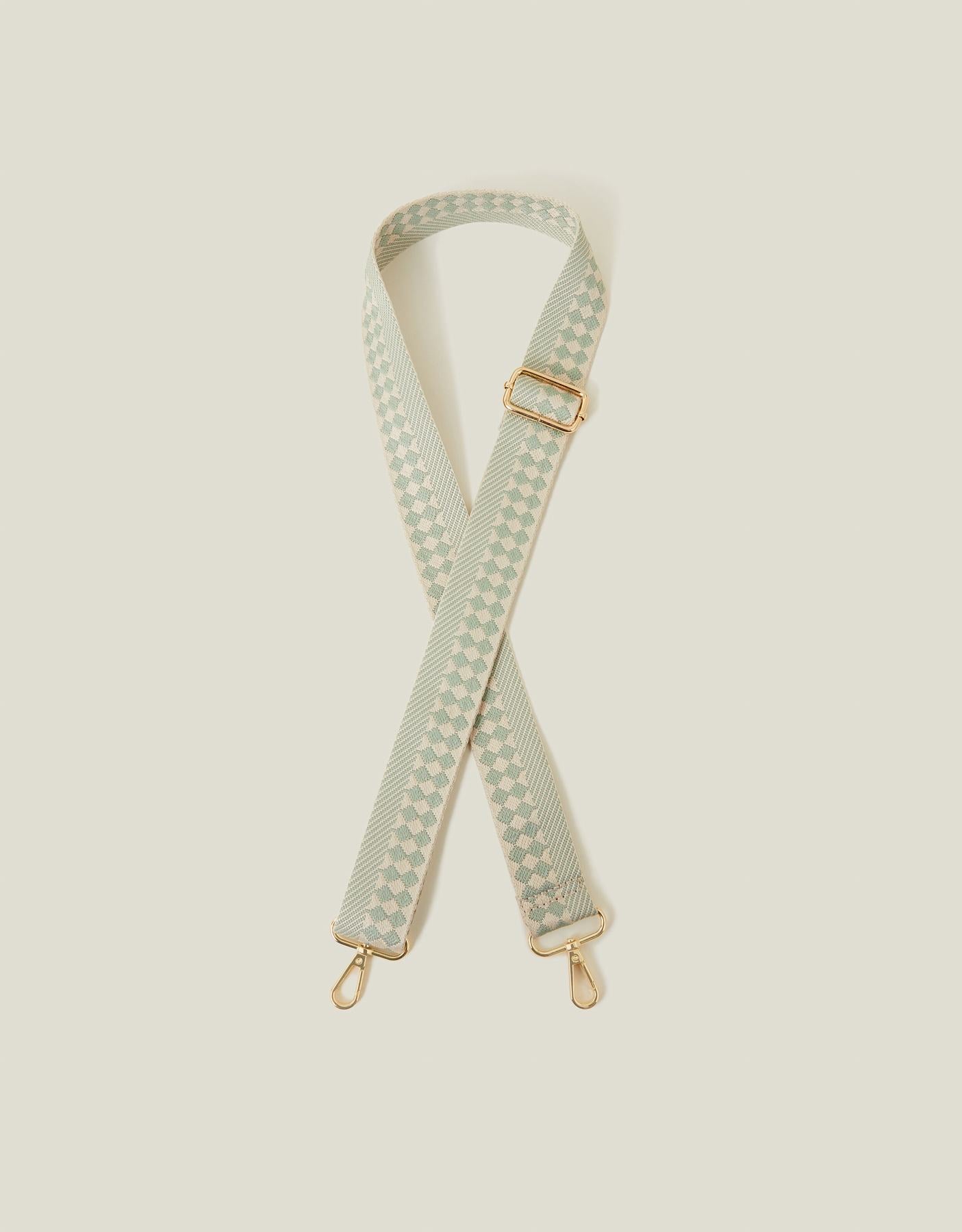 Geometric Webbing Bag Strap