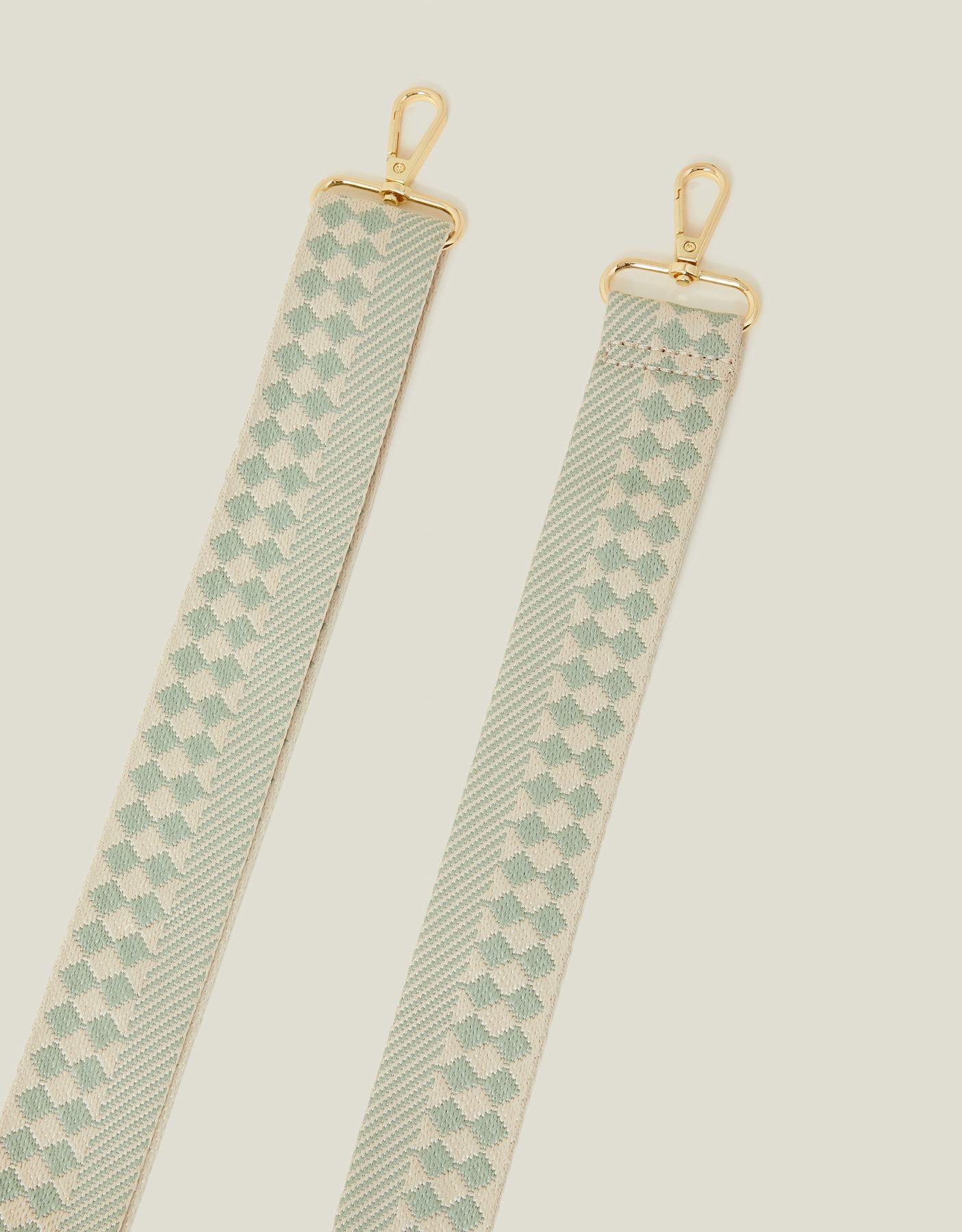 Geometric Webbing Bag Strap