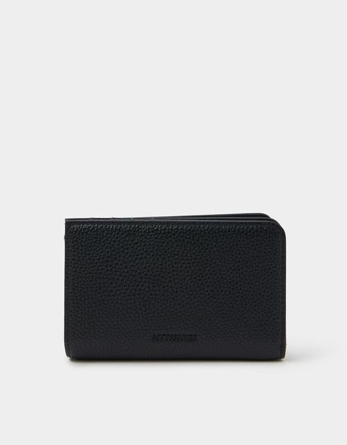 Faux Leather Zip Purse