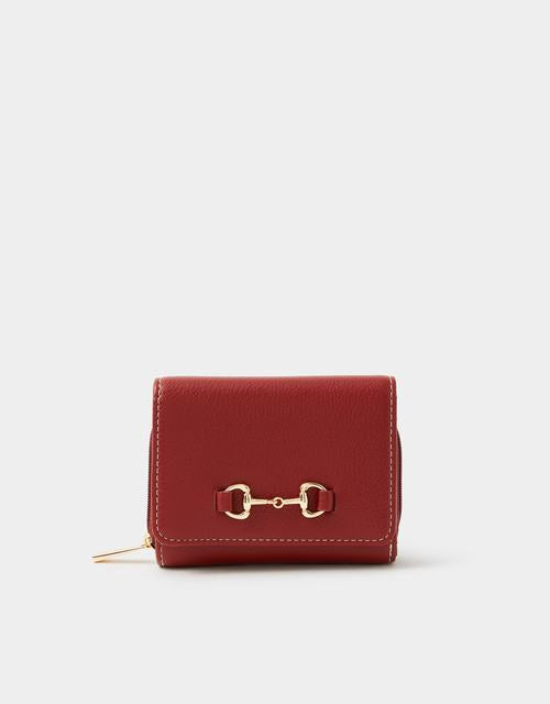 Horsebit Tri-Fold Purse