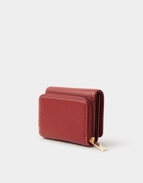 Horsebit Tri-Fold Purse