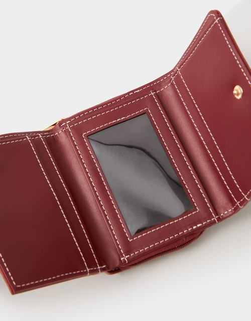 Horsebit Tri-Fold Purse