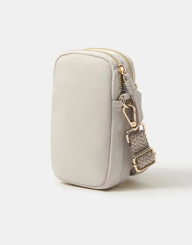DOUBLE POUCH WEBBING STRA - Cream