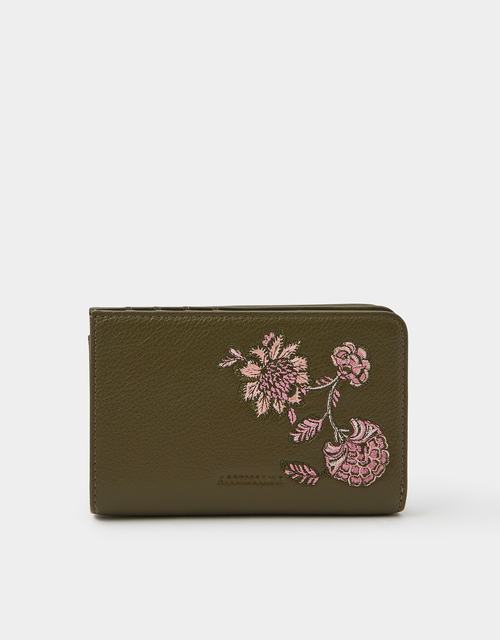 Floral Embroidered Purse