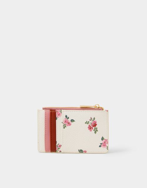 Floral Print Card Holder