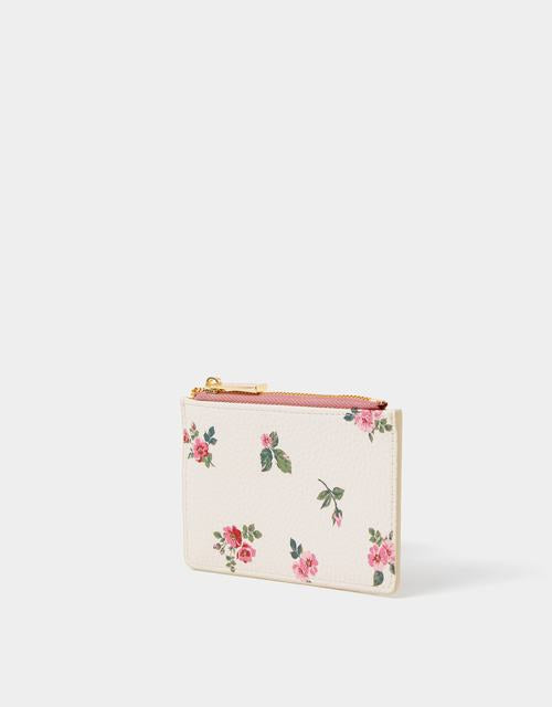 Floral Print Card Holder