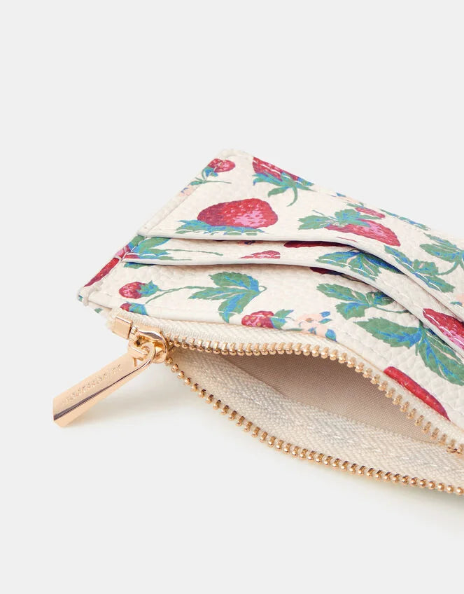 Strawberry Print Card Holder
