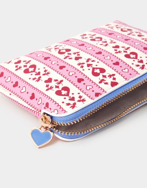 Heart Stripe Coin Purse