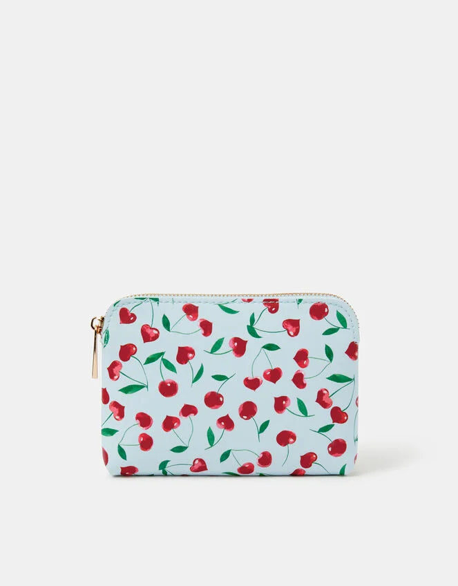Cherry Print Coin Purse
