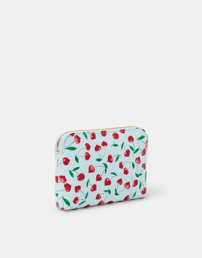 Cherry Print Coin Purse