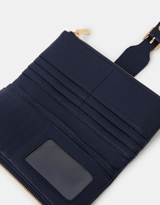 Stripe Buckle Purse