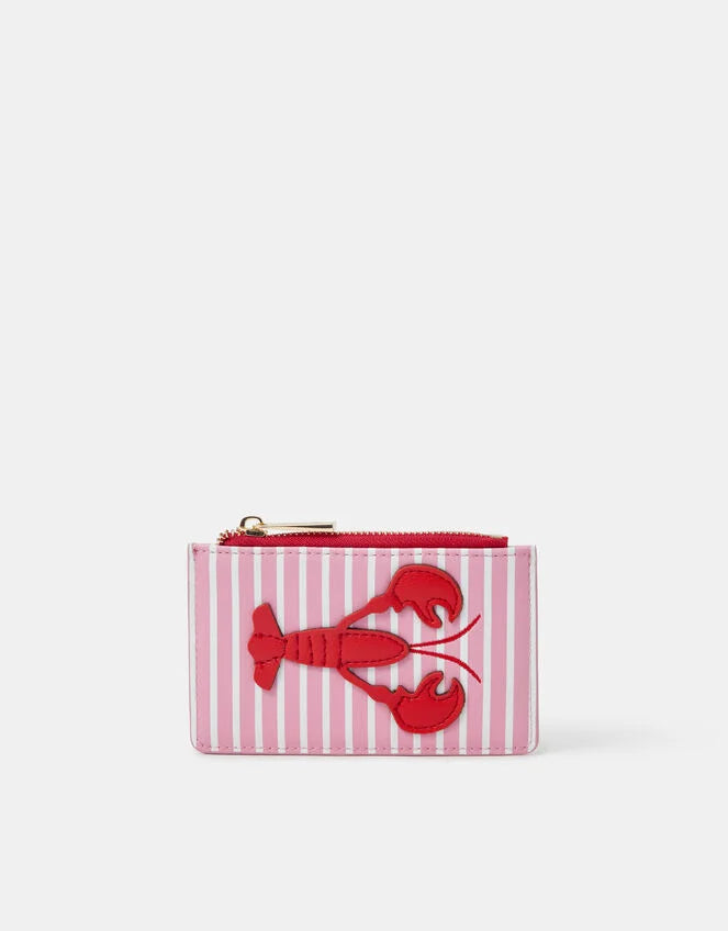 Lobster Stripe Card Holder
