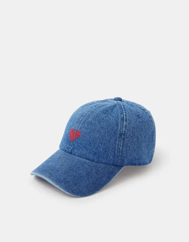 HEART DENIM CAP