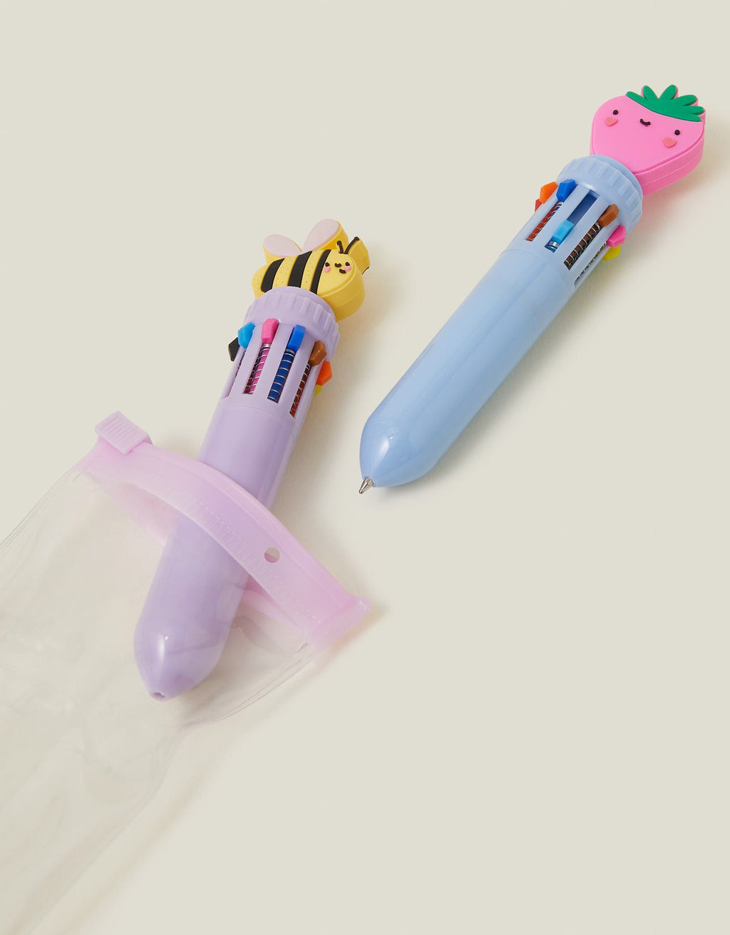 2-Pack Girls Mini Multi Colour Pens