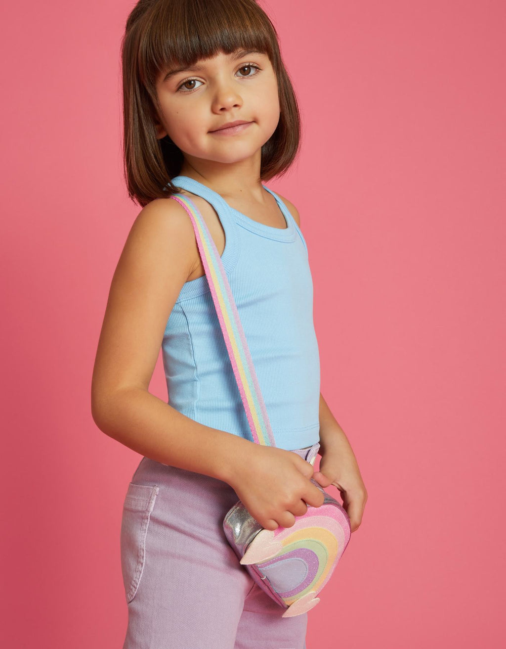 Girls Rainbow Cross-Body Bag