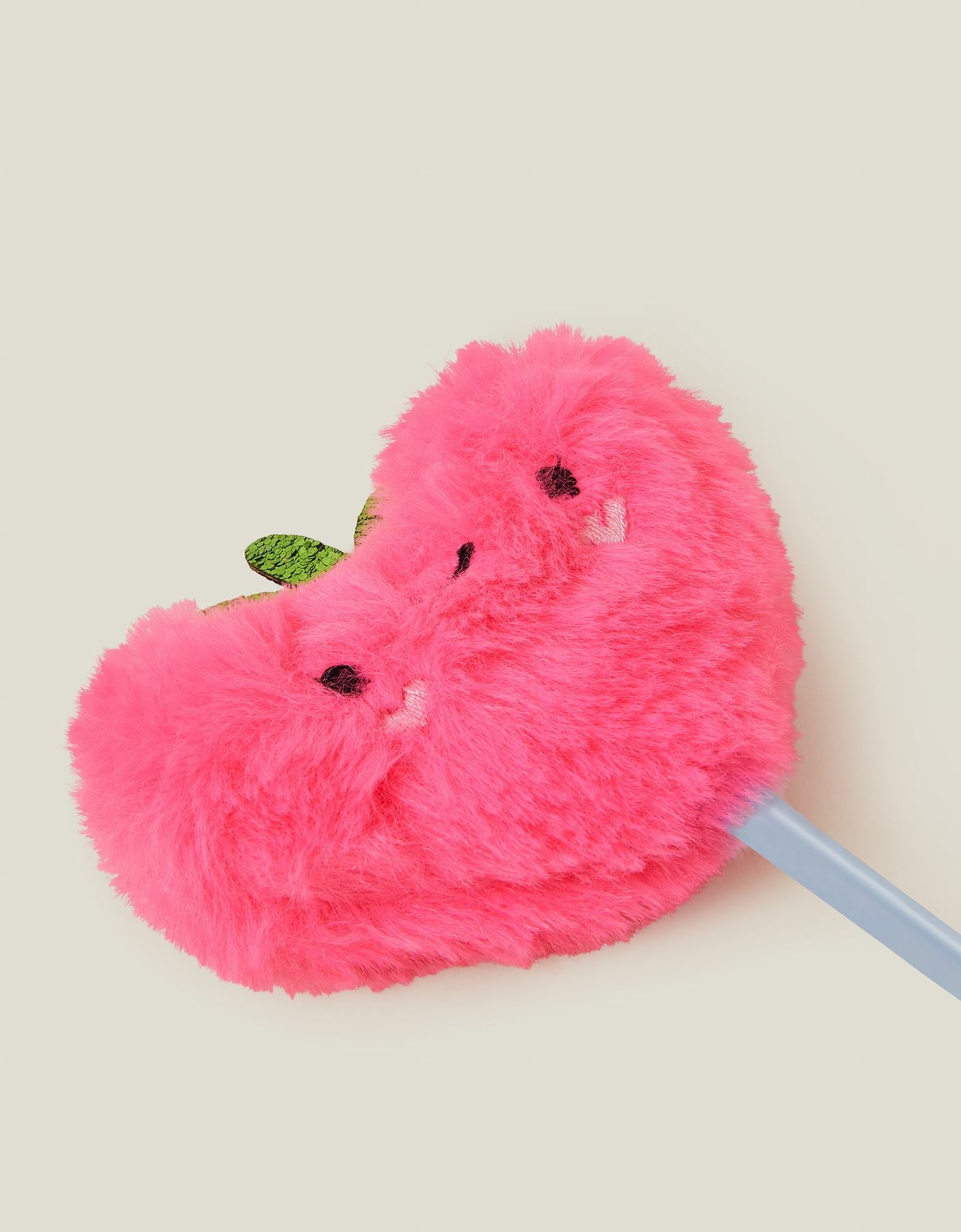 Girls Fluffy Strawberry Topper Pen