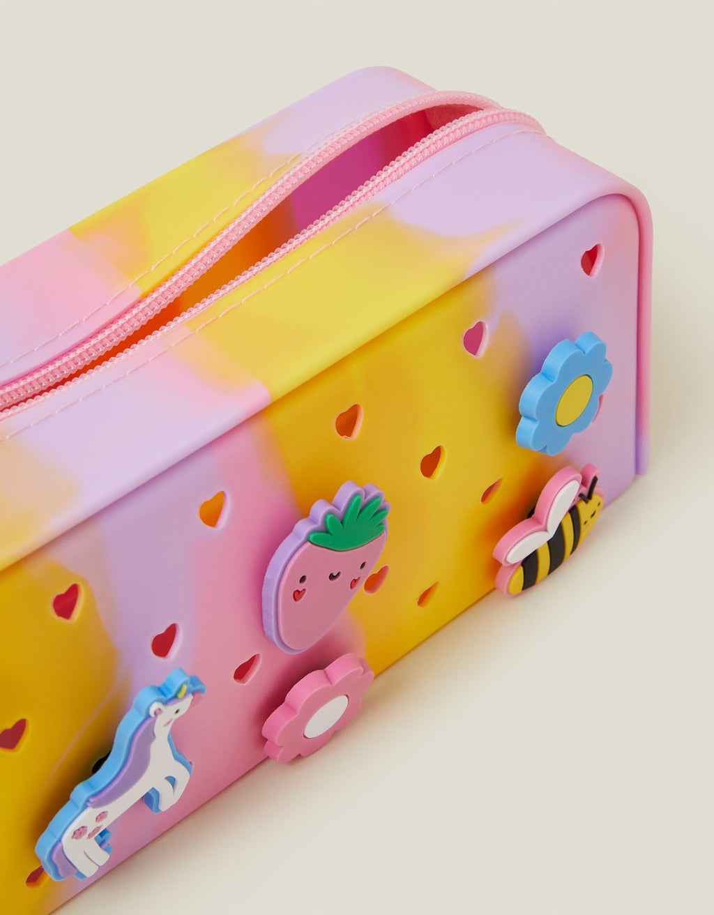 Girls Badge Charm Pencil Case