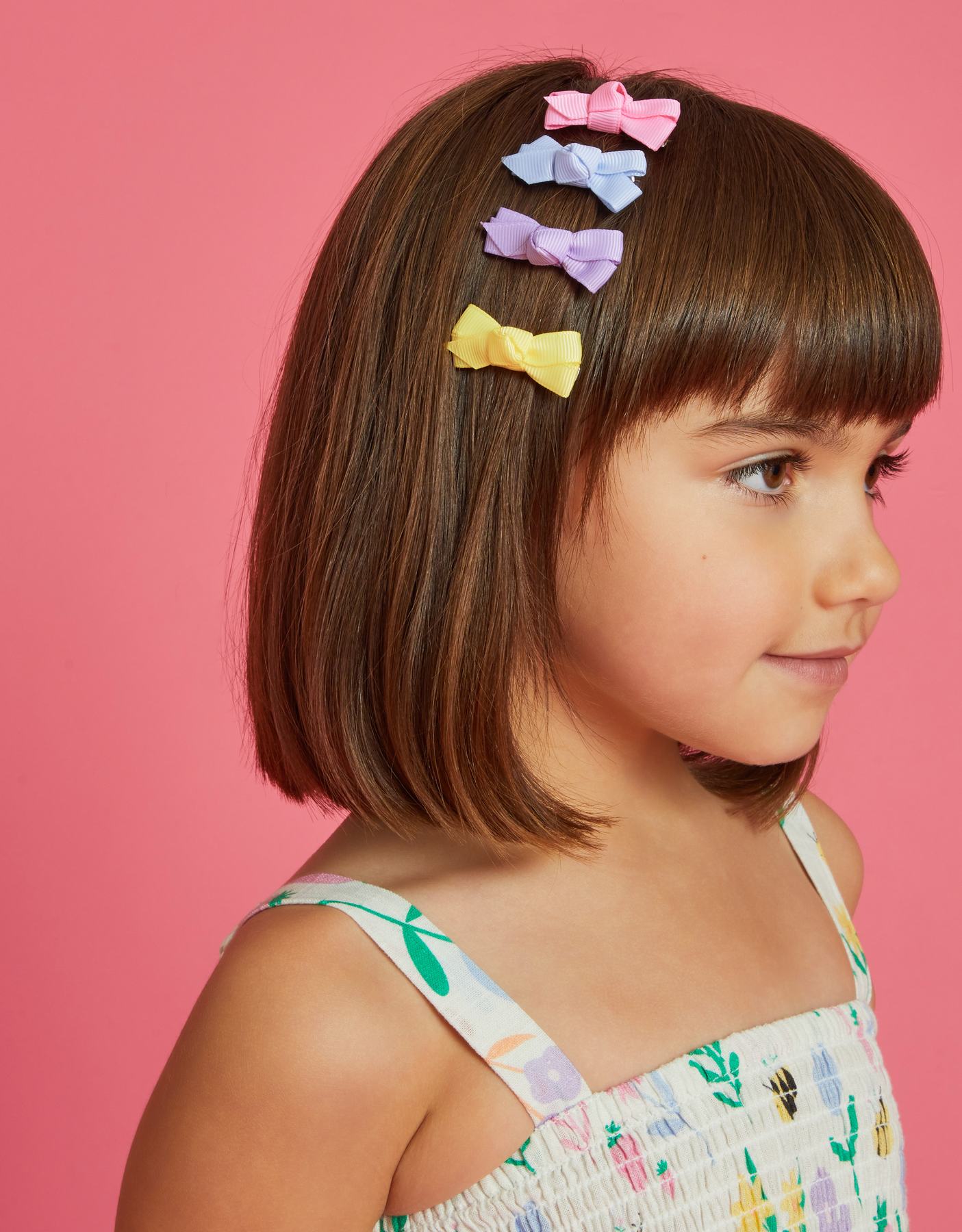4-Pack Girls Bow Hair Clips