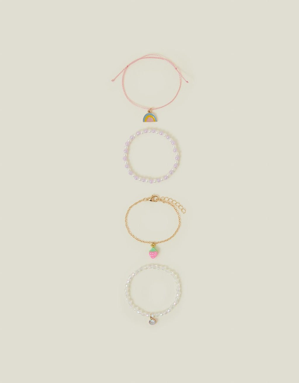 4-Pack Girls Spring Friendship Bracelets