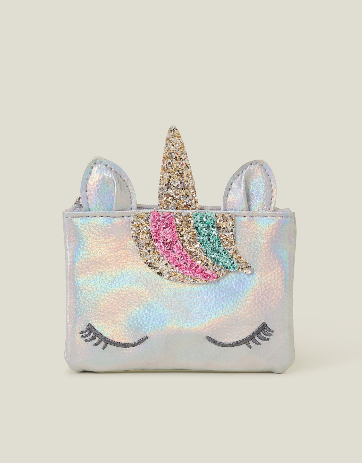 Girls Iridescent Unicorn Purse