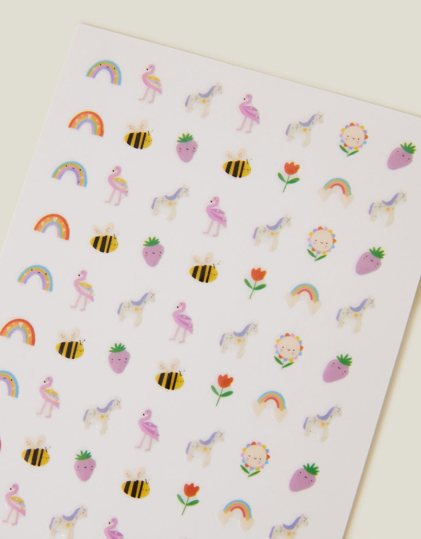 Girls Spring Picnic Nail Stickers