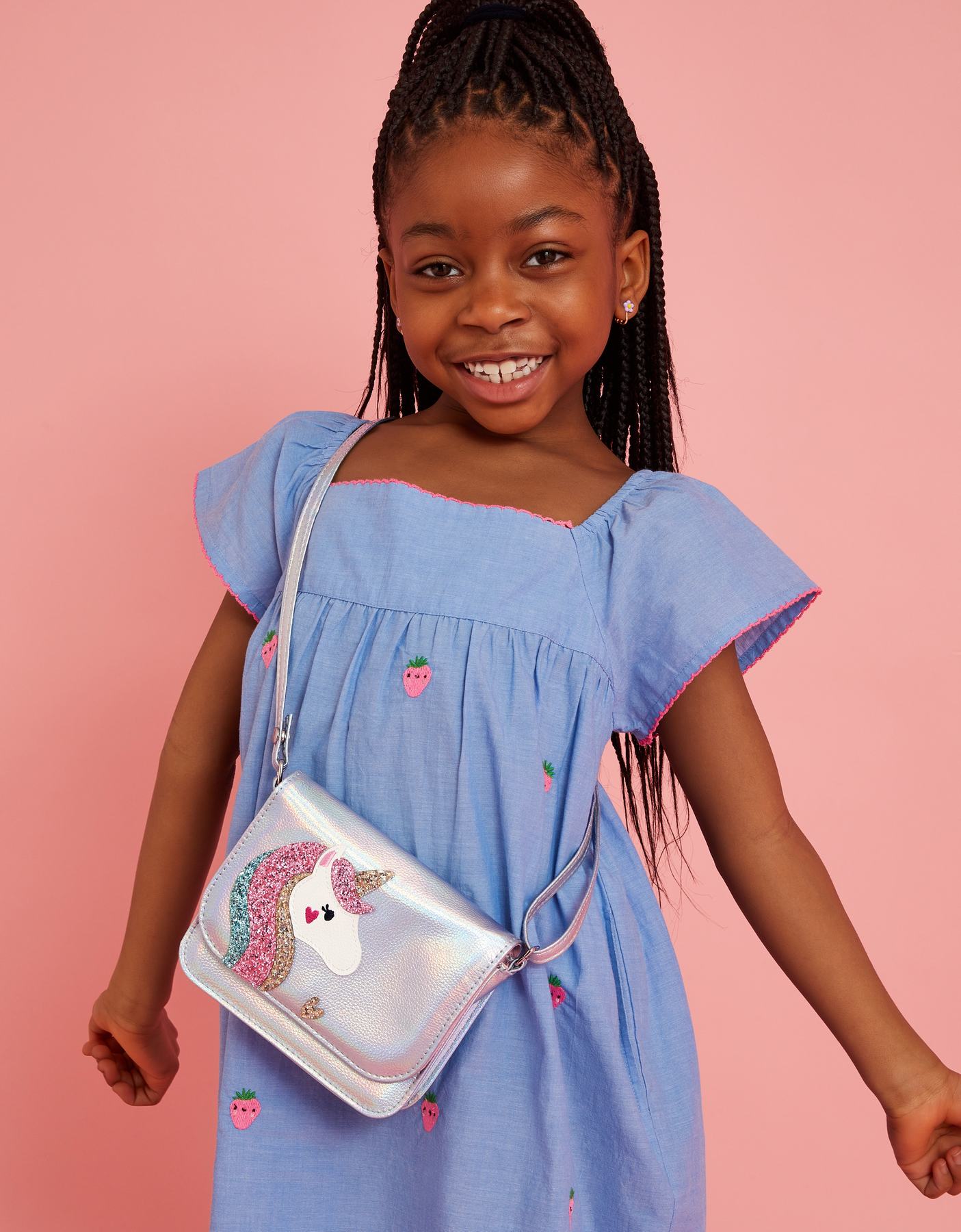 Girls Unicorn Cross-Body Bag