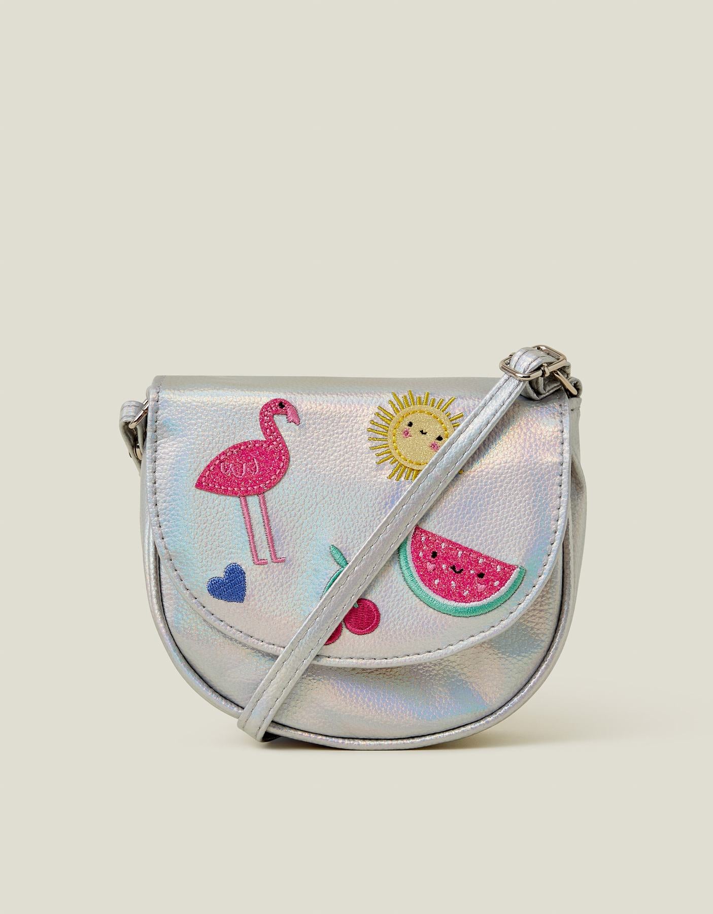 Girls Fruity Metallic Cross Body Bag