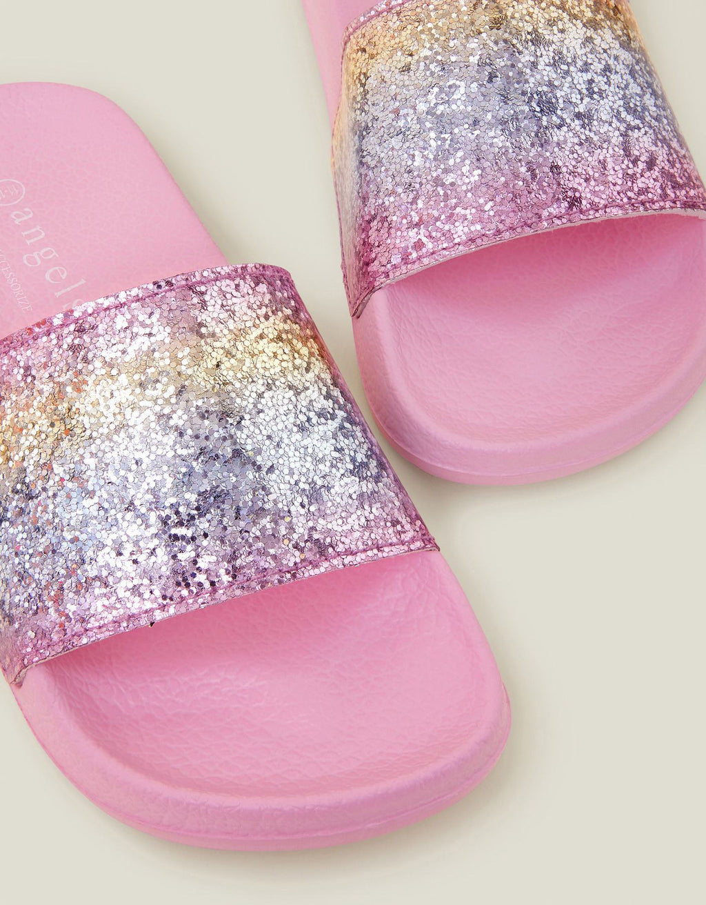 Girls Glitter Ombre Sliders