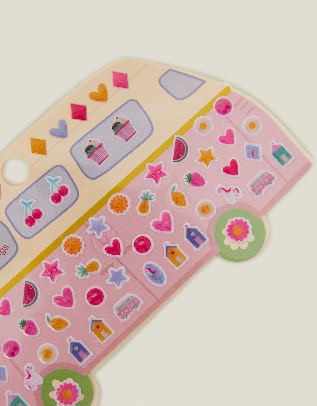 Girls Campervan Stick On Earrings