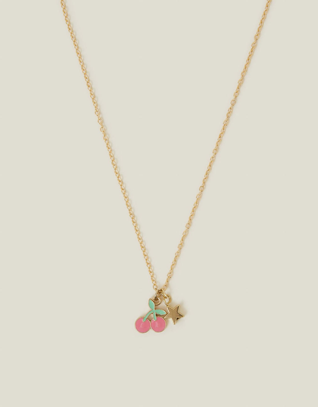 Girls Cherry Pendant Necklace