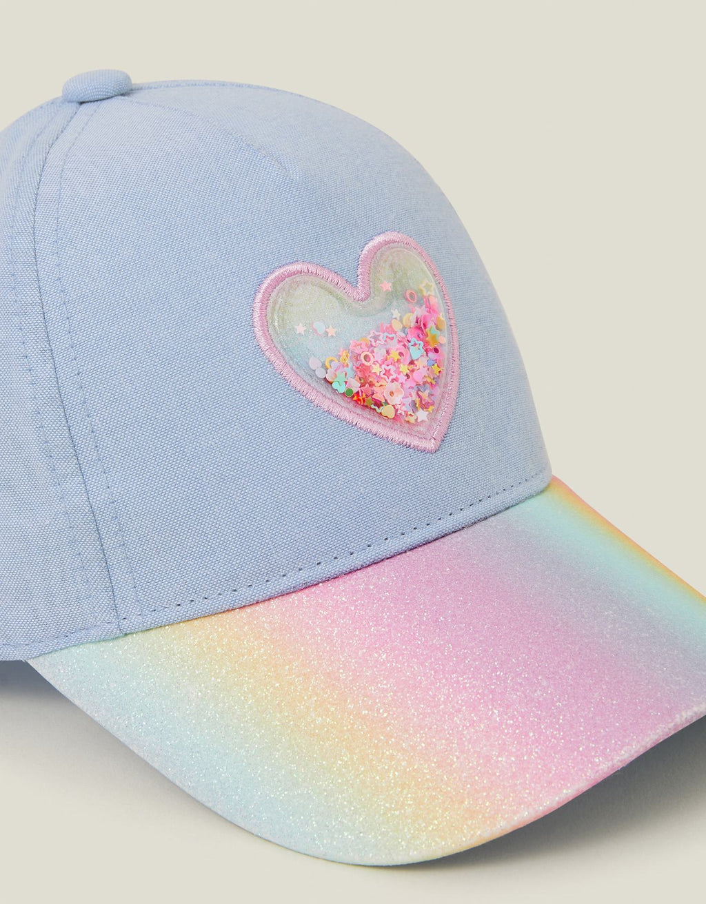 Girls Shake Glitter Cap Multi