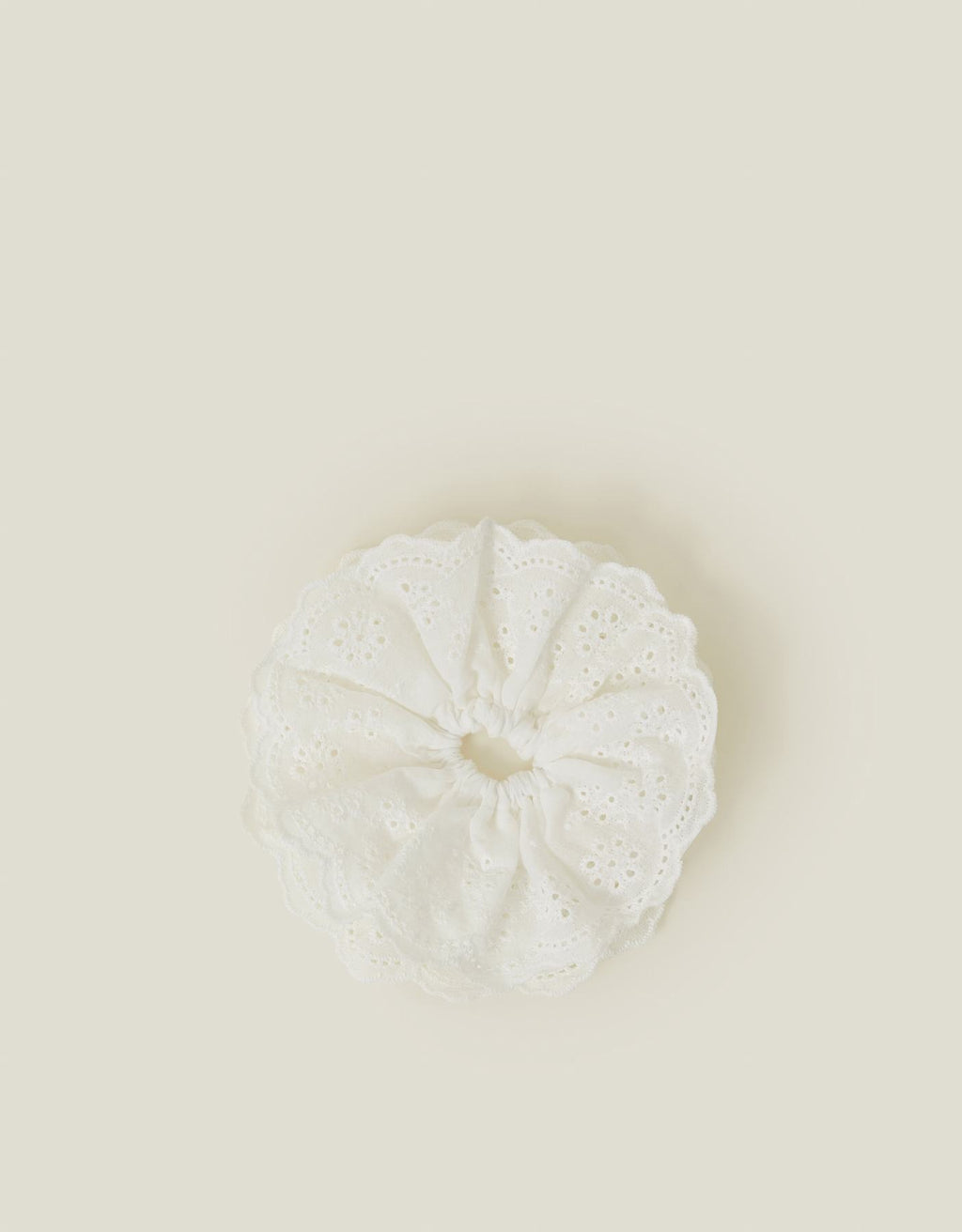 Broderie Hair Scrunchie