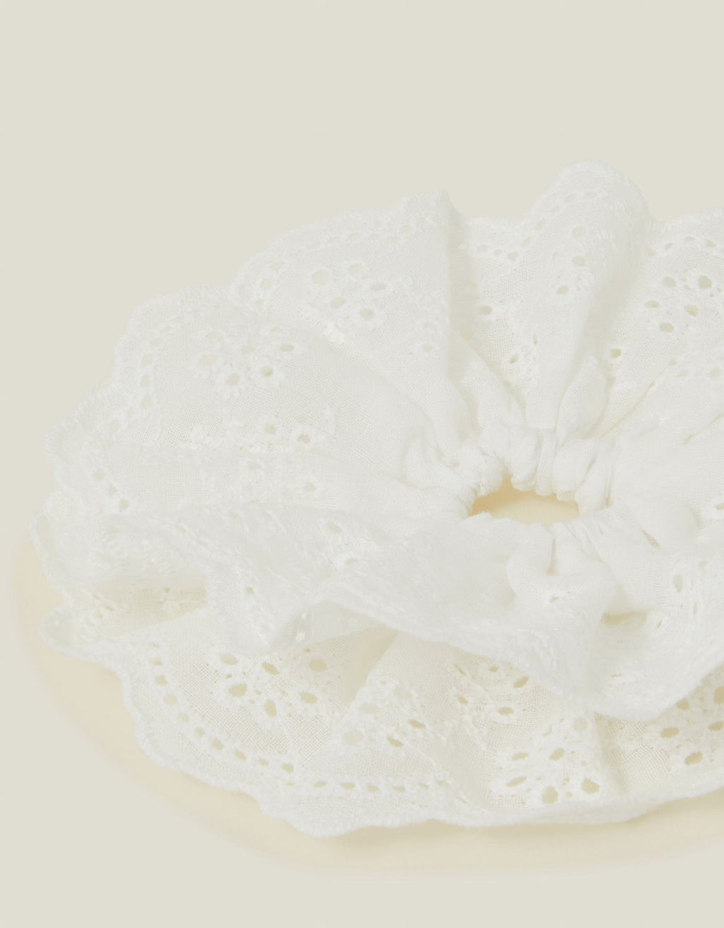 Broderie Hair Scrunchie