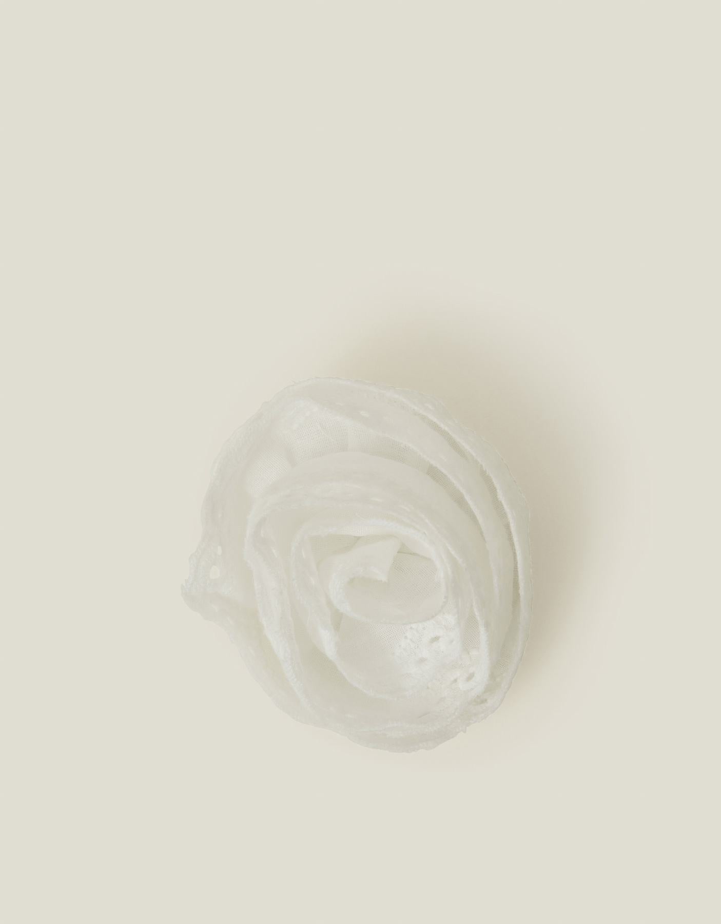 Girls Broderie Flower Hair Clip