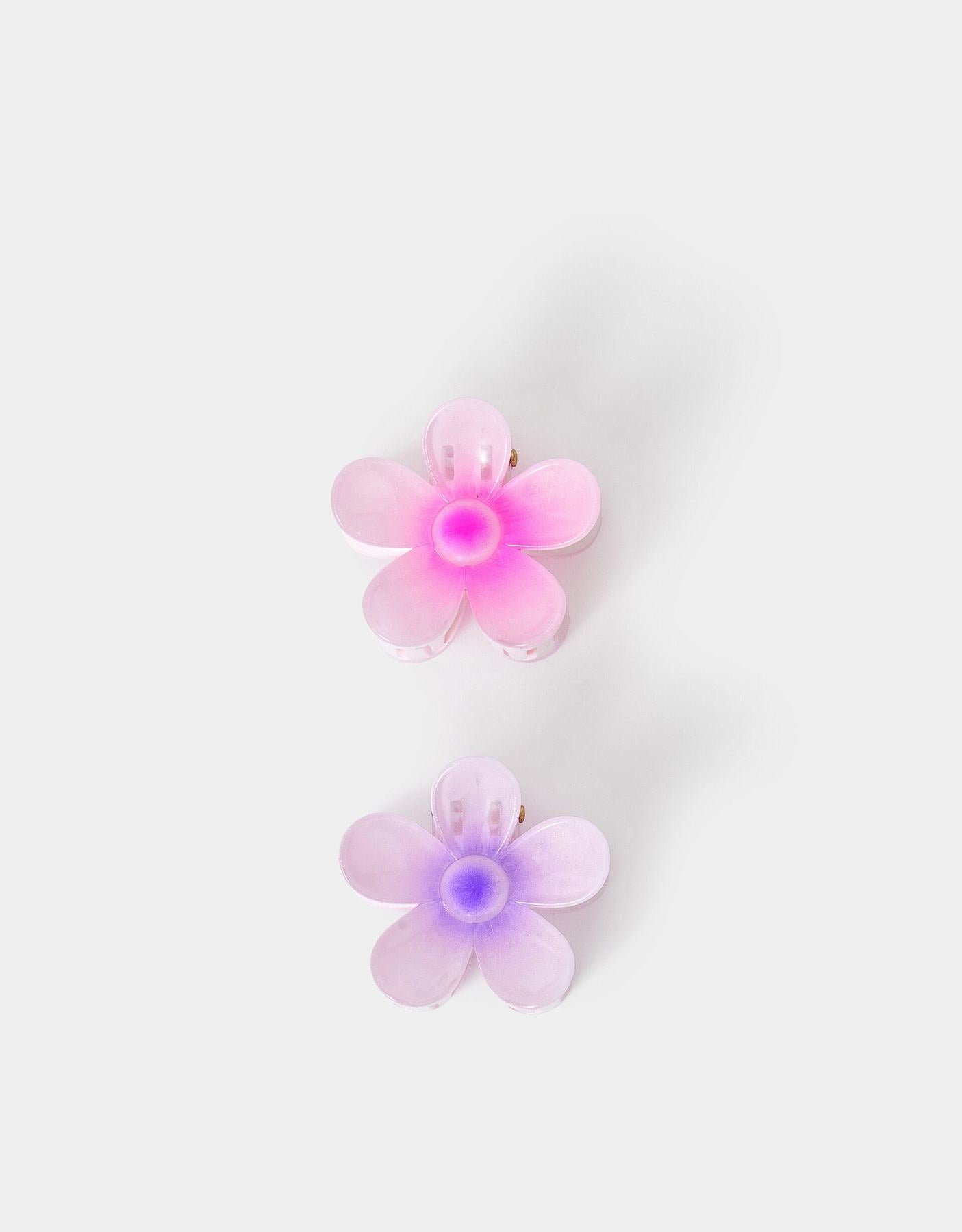 2-Pack Flower Claw Clips